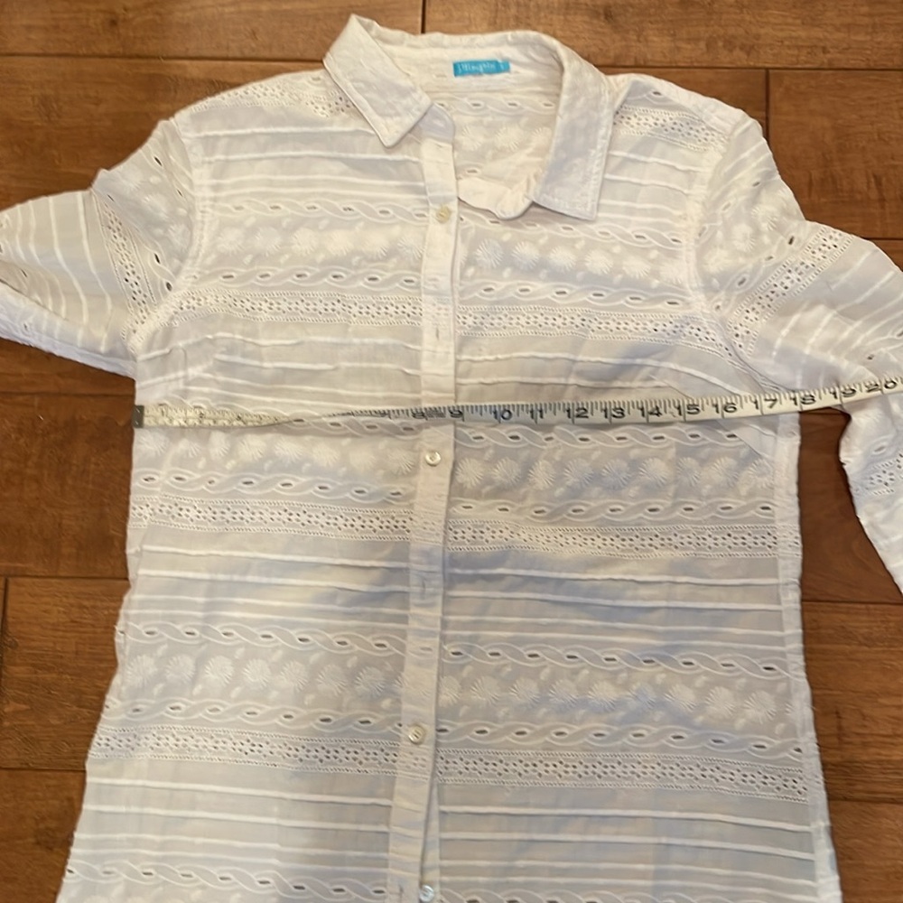 j McLaughlin S embroidered top - Picture 6 of 8